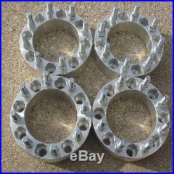 4 pc 8x6.5 Wheel Spacers 2 9/16 studs 8 lug Adapters Dodge Ford