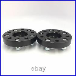 4pc 25MM 1 INCH BLACK HUBCENTRIC Wheel Spacers 5x114.3 64.1mm Fits HONDA ACURA