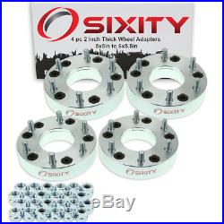 4pc 2 5x5 to 6x5.5 Wheel Spacers Adapters for Pickup Truck SUV Thick Stud xd
