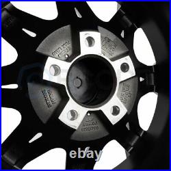 4pcs 17x9 inch 5x127 -6mm Offset 78.1HUB Black Wheel Rim for Jeep Wrangler JK JL
