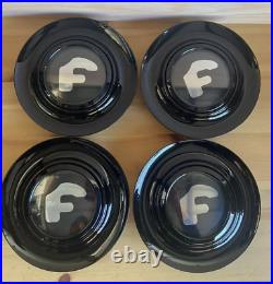 4pcs Set BLACK CHROME Forgiato Floating Center Caps Forgiato XL Hubcap Rim Caps 4pcs Set BLACK CHROME Forgiato Floating Center Caps Forgiato XL Hubcap Rim Caps