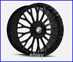 4pcs Set BLACK CHROME Forgiato Floating Center Caps Forgiato XL Hubcap Rim Caps 4pcs Set BLACK CHROME Forgiato Floating Center Caps Forgiato XL Hubcap Rim Caps