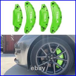 4pcs/set Brake Caliper Covers for Telsa Model 3 Y X S Accessories with Stickers