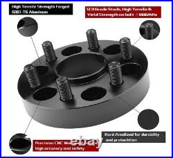 6x5.5 Hub Centric Wheel Spacers 2 Inch For 2022+ Toyota Tundra Sequoia 14x1.5 6x5.5 Hub Centric Wheel Spacers 2 Inch For 2022+ Toyota Tundra Sequoia 14x1.5
