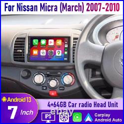 7 Apple CarPlay Android auto Radio Upgrade Kit For Nissan Micra (March) 2007-10 7 Apple CarPlay Android auto Radio Upgrade Kit For Nissan Micra (March) 2007-10