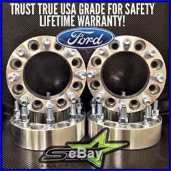 8X170 WHEEL SPACERS 2 INCH (50MM) 8 LUG ADAPTERS FORD SUPERDUTY EXCURSION