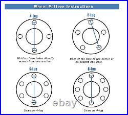 8x200 Hub Centric Wheel Spacers 2 Inch For 2005 & Newer F-350 Dually Trucks 2pc