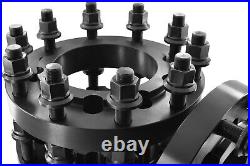 8x225 MM Ford F-450 & F-550 to 10x285.75 MM Big Rig Hub Centric Wheel Adapters