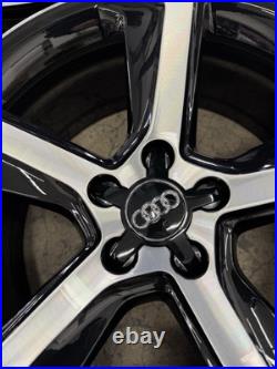AUDI Q5 20 2013-2017 8R0601025BP 8R0601025AF 58929 Refinished SET Black/Machined AUDI Q5 20 2013-2017 8R0601025BP 8R0601025AF 58929 Refinished SET Black/Machined