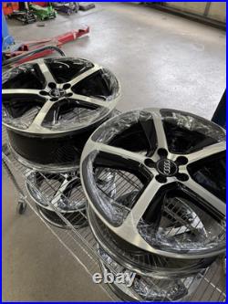 AUDI Q5 20 2013-2017 8R0601025BP 8R0601025AF 58929 Refinished SET Black/Machined AUDI Q5 20 2013-2017 8R0601025BP 8R0601025AF 58929 Refinished SET Black/Machined