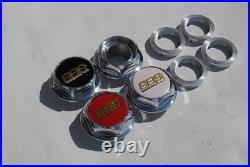 BBS RC 090 062 040 Adaptor + RS Center Caps Hex Nuts 17 18 Inch Bmw Style 5