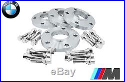 BMW 12 MM & 15 MM STAGGERED HUB CENTRIC WHEEL SPACERS With 12x1.5 CHROME LUG BOLTS
