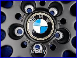 BMW E24 M6 E28 M5 E36 E46 E38 E39 E30 M3 OEM BLACK 17x9/8 Style 32 Wheels Rims