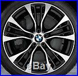 BMW E70 F15 X5 E71 X6 M Double Spoke Style 599 21 Gloss Turned Performance Rims
