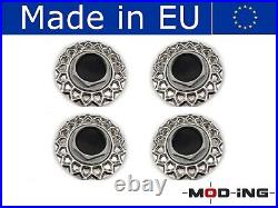 BMW e30 Style 5 4x100 15 center caps hubcaps 171mm aluminum 36132225376 SET (4)