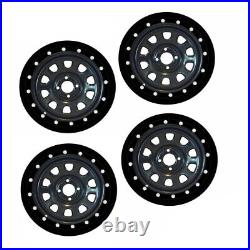 Beadlock Bead Lock Simulator Kit Suits 16in Rims 4WD & Passenger Set of 4 Black Beadlock Bead Lock Simulator Kit Suits 16in Rims 4WD & Passenger Set of 4 Black
