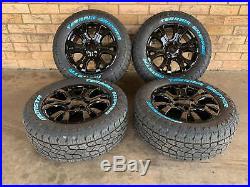 Black Wildtrak Ford Ranger Wheels And A/t Tyres 18 Inch New Set