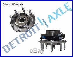 Both (2) Front Wheel Hub and Bearing Assembly for Chevy GMC 4x4 ABS