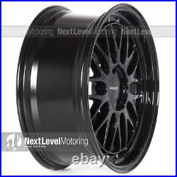 CIRCUIT CP30 18×8 18x9 5-114.3 +35 Gloss Black Staggered Wheels Fits Nissan 350z