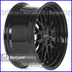 CIRCUIT CP30 18×8 18x9 5-114.3 +35 Gloss Black Staggered Wheels Fits Nissan 350z