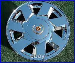 Cadillac Deville DTS Chrome Wheel 2000 2001 2002 NEW OEM Factory Spec 17 in 4553
