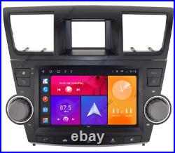 Carplay 4-64G Android 13 For Toyota Kluger 2007-2013 Car Stereo Radio GPS Wifi