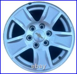 Chevy 2014-2018 Tahoe Silverado 1500 Pickup Suburban OEM Wheel 17 Original 5657 Chevy 2014-2018 Tahoe Silverado 1500 Pickup Suburban OEM Wheel 17 Original 5657