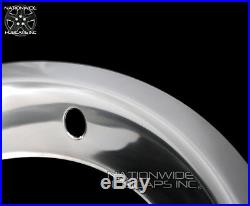 Chevy Gmc 6 Lug 15 Rally Wheel 3 Deep Trim Rings Beauty Rim Ring Steel Wheels