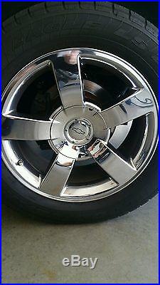 Chevy Silverado SS Suburban 1500 center cap chrome wheel hubcap 5243 SET OF 4