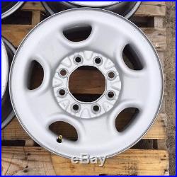 Chevy/gmc Truck Van 16 8 Lug On 6.5 Gray Steel Wheels Rims Oem 09595396