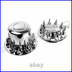 Chrome 19.5 Front+Rear Wheel Center Hub Cap 10 Lug Axle for 12-19 Dodge RAM Chrome 19.5 Front+Rear Wheel Center Hub Cap 10 Lug Axle for 12-19 Dodge RAM