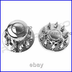 Chrome 19.5 Front+Rear Wheel Center Hub Cap 10 Lug Axle for 12-19 Dodge RAM Chrome 19.5 Front+Rear Wheel Center Hub Cap 10 Lug Axle for 12-19 Dodge RAM