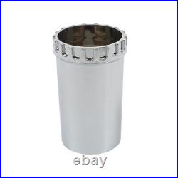 Chrome Flat Top Complete Hub Cover Kit 33mm Lug Nut Wheel Axle Covers Semi Truck Chrome Flat Top Complete Hub Cover Kit 33mm Lug Nut Wheel Axle Covers Semi Truck