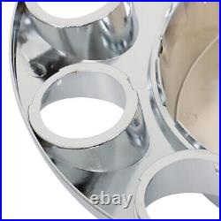 Chrome Flat Top Complete Hub Cover Kit 33mm Lug Nut Wheel Axle Covers Semi Truck Chrome Flat Top Complete Hub Cover Kit 33mm Lug Nut Wheel Axle Covers Semi Truck