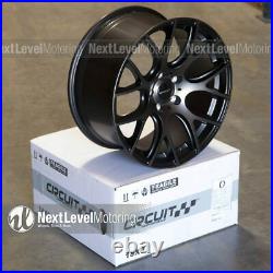 Circuit CP31 18x8 18x9 5-114.3 Tinted Black Wheels Staggered Fits Civic Accord