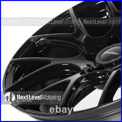 Circuit CP31 19x8.5 5-112 +35 Gloss Black Wheels Fits VW Jetta Mercedes Concave