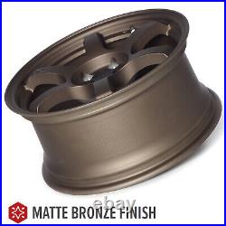 Circuit Csf1 17x8 5x114.3 +35 Matte Bronze 57dr Spun Forged Wheels (set Of 4)