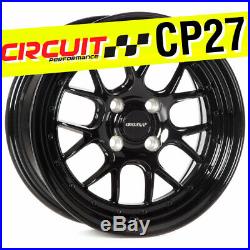 Circuit Performance CP27 15x7 4-100 +35 Full Gloss Black Wheels Rims (SET OF 4)