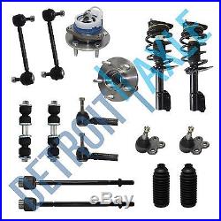 Complete 16pc Front Suspension Kit + Pair (2) Front Strut Assembly Buick Chevy