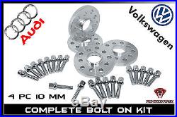 Complete Set Audi VW 5x100 5x112 (10MM Thick) 57.1 Hub Centric Wheel Spacers
