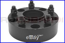 Complete Set OF 2012-2017 Ram 1500 2 Black Hub Centric Wheel Spacers Adapters