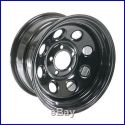 Cragar Soft 8 Black Steel Wheel 15x8 5x4.5 BC Fits Jeep Wrangler YJ/TJ 3975812