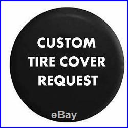 Custom Tire Cover Jeep Spare Tire Cover Wrangler JK or JL with camera Hole