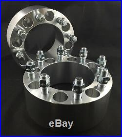 Custom Wheel Spacers Adapters 8X6.5 TO 8X6.5 14X1.5 3 THICK FIT CHEVY GMC