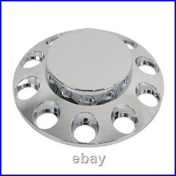 Cylinder Nut Cover Kit 33mm Chrome Flat Top Lug Nug Axle Covers For Semi Truck