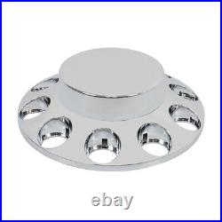 Cylinder Nut Cover Kit 33mm Chrome Flat Top Lug Nug Axle Covers For Semi Truck