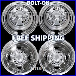 FORD E350 E450 Van 2008-2025 16 BOLT ON Dually Wheel Simulators Dual Rim Covers FORD E350 E450 Van 2008-2025 16 BOLT ON Dually Wheel Simulators Dual Rim Covers