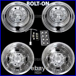 FORD E350 E450 Van 2008-2025 16 BOLT ON Dually Wheel Simulators Dual Rim Covers FORD E350 E450 Van 2008-2025 16 BOLT ON Dually Wheel Simulators Dual Rim Covers