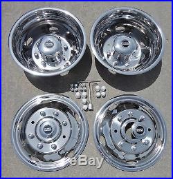 FORD F450 / F550 19.5 99-02 Stainless Dually Wheel Simulators BOLT ON