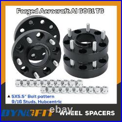 Fit Fr Dodge Ram 1500 5x5.5 1.5 Thick 9/16 Hub Centric Wheel Spacers Adapters